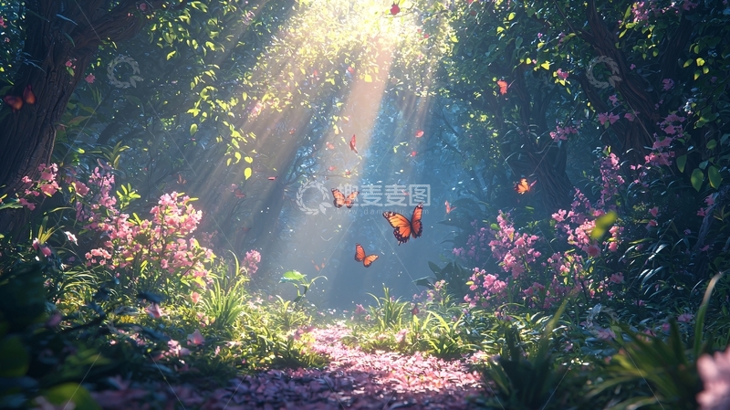 高清大图下载【趣麦麦图】梦幻森林