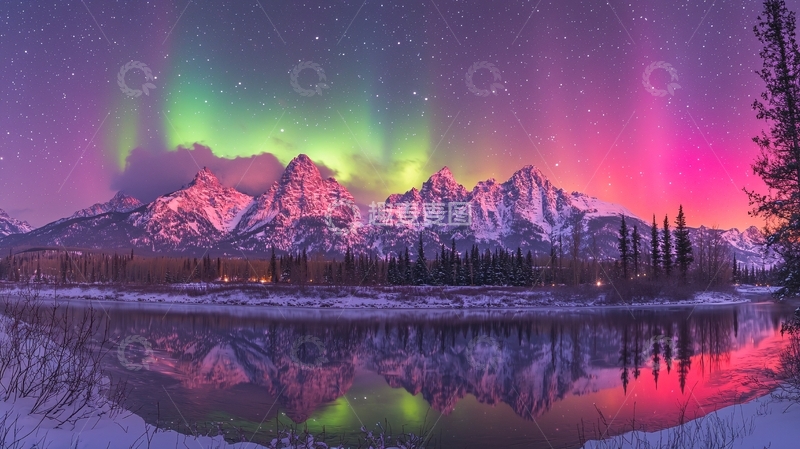 高清大图下载【趣麦麦图】极光