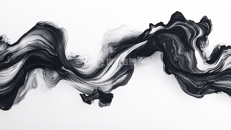 高清大图下载【趣麦麦图】黑白水墨画