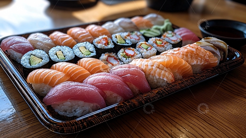 高清大图下载【趣麦麦图】寿司拼盘