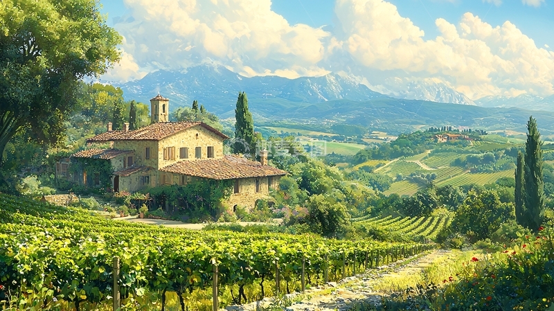 高清大图下载【趣麦麦图】田园风光367