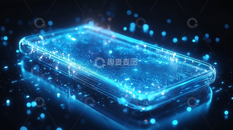 高清大图下载【趣麦麦图】科技感手机