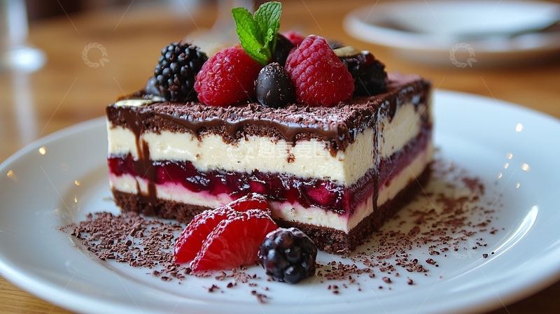 高清大图下载【趣麦麦图】美味黑森林蛋糕