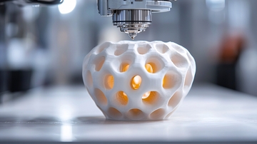 3D打印机打印白色物体