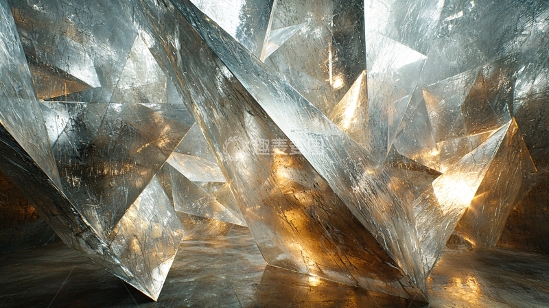高清大图下载【趣麦麦图】透明晶体结构