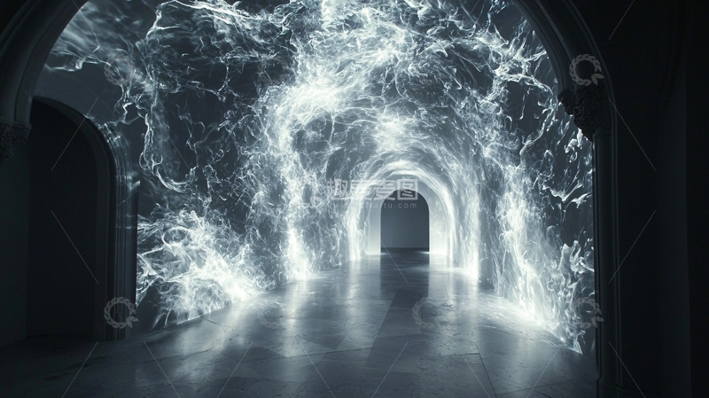 高清大图下载【趣麦麦图】光影隧道