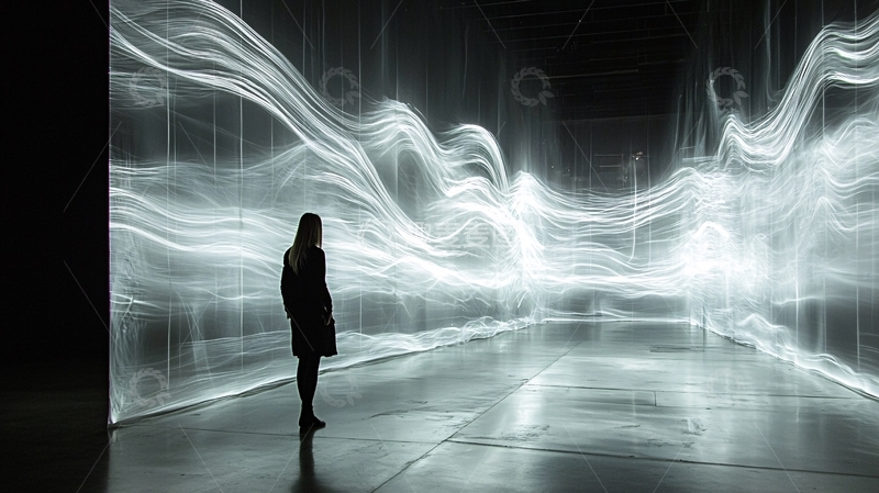 高清大图下载【趣麦麦图】光影艺术装置