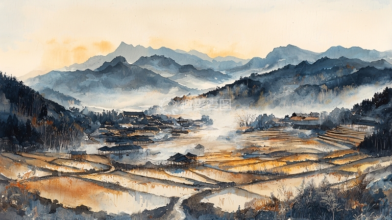 高清大图下载【趣麦麦图】水墨画