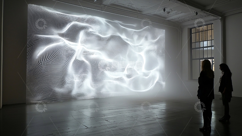 高清大图下载【趣麦麦图】光影艺术装置