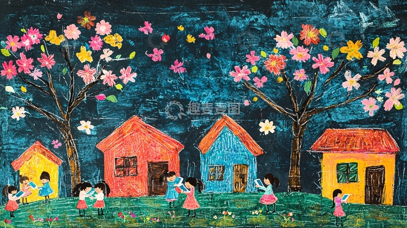 高清大图下载【趣麦麦图】儿童画