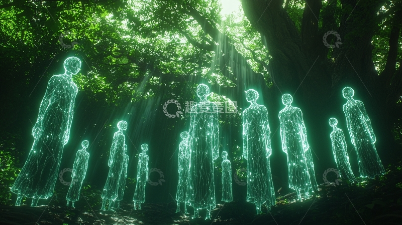 高清大图下载【趣麦麦图】森林精灵