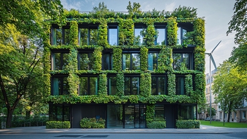 绿植墙建筑