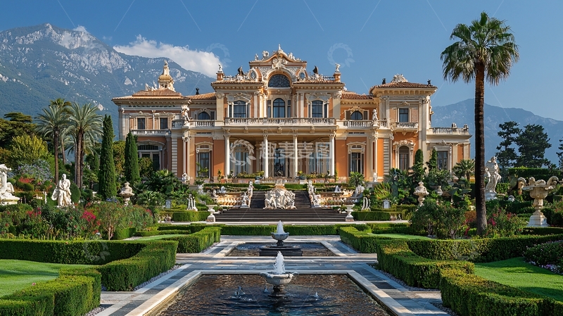 高清大图下载【趣麦麦图】宏伟庄园建筑