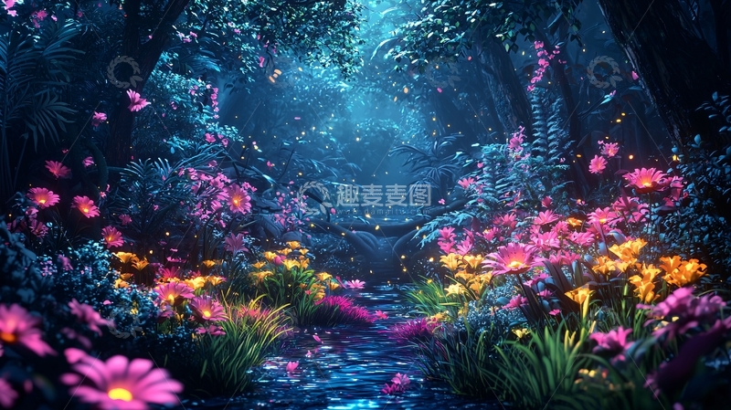 高清大图下载【趣麦麦图】梦幻森林