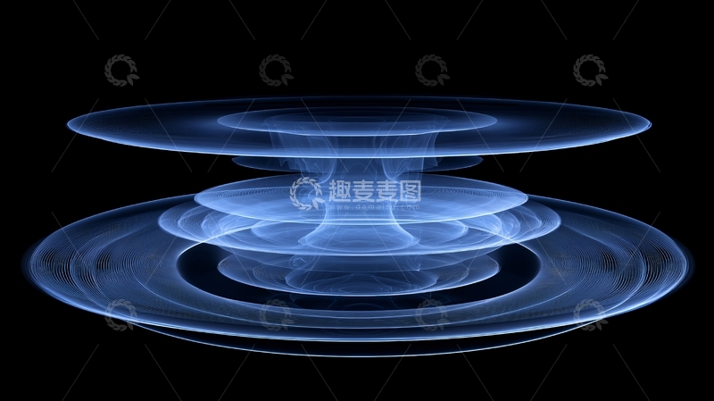 高清大图下载【趣麦麦图】蓝色能量环