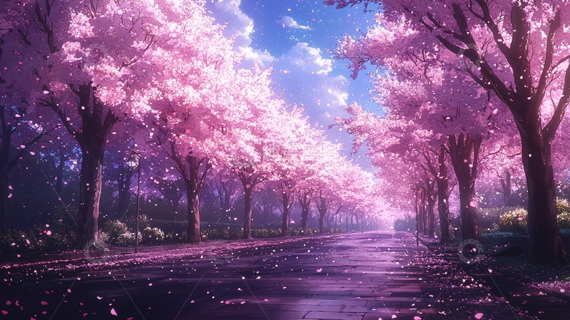 高清大图下载【趣麦麦图】樱花树