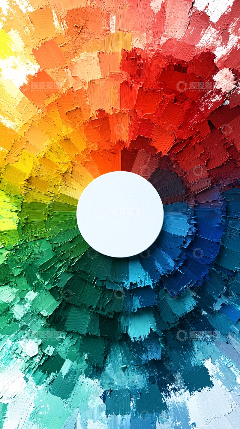 高清大图下载【趣麦麦图】色彩环