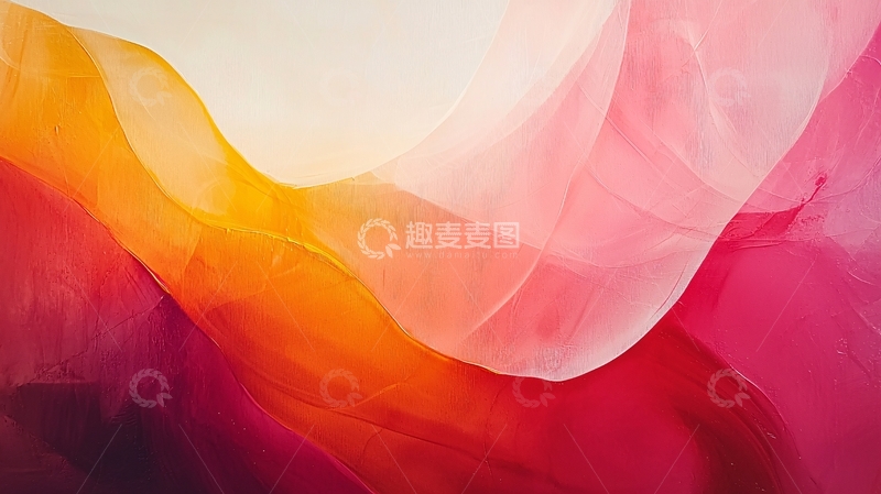 高清大图下载【趣麦麦图】轻柔飘逸的彩色薄纱