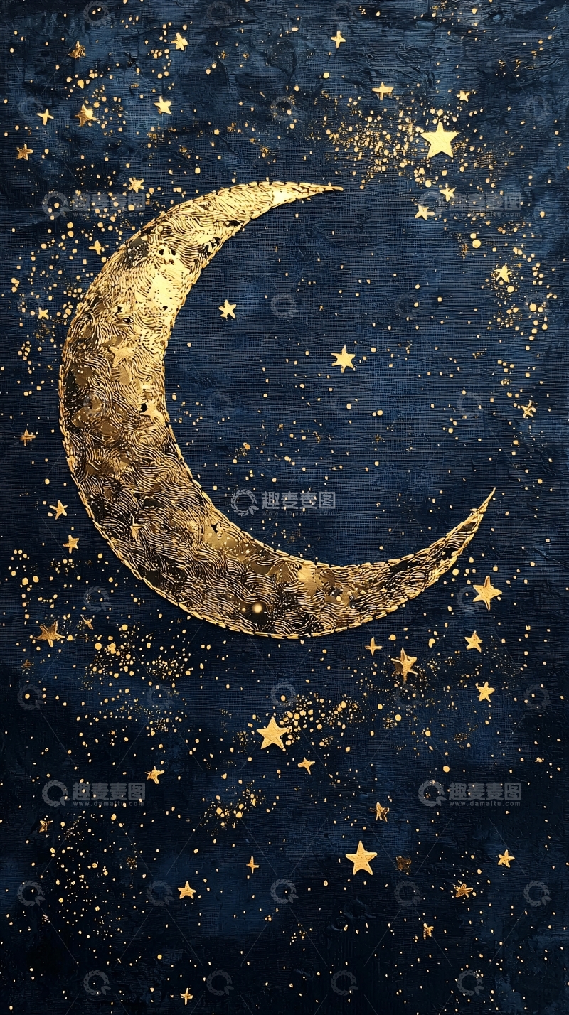 高清大图下载【趣麦麦图】金色月亮