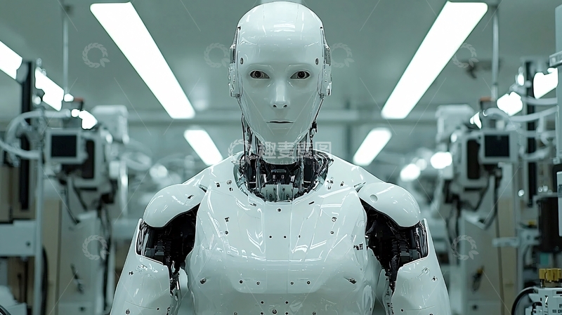 高清大图下载【趣麦麦图】未来科技感机器人