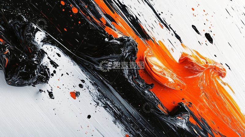 高清大图下载【趣麦麦图】抽象油画