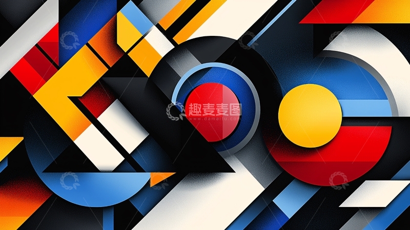 高清大图下载【趣麦麦图】抽象几何图形