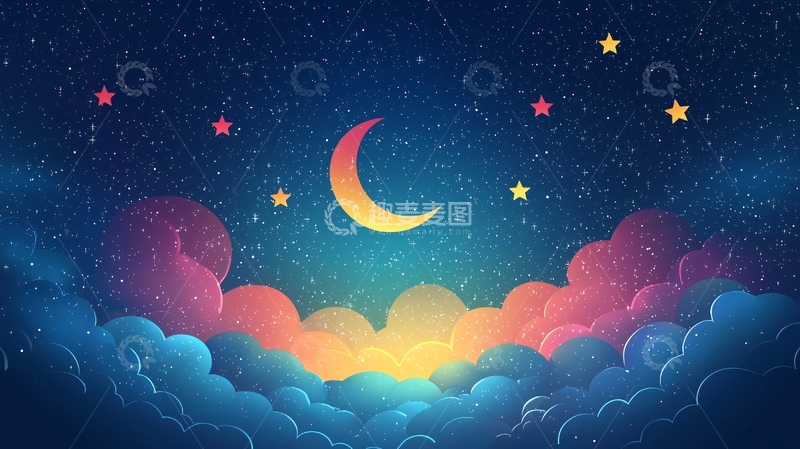 高清大图下载【趣麦麦图】梦幻星空