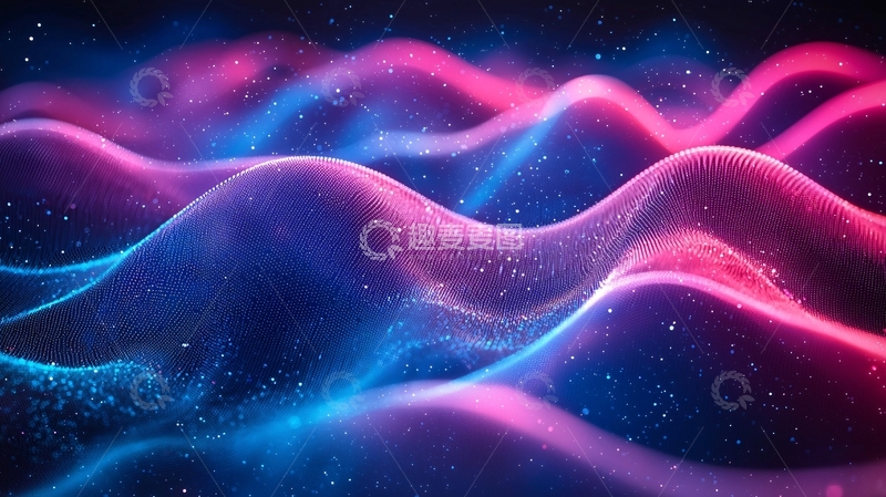 高清大图下载【趣麦麦图】梦幻光波