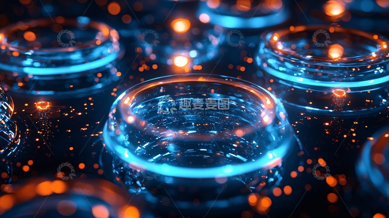 高清大图下载【趣麦麦图】蓝光能量球体