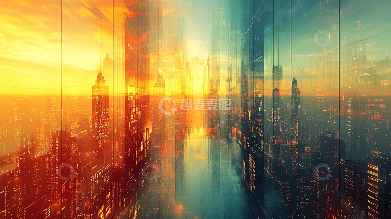 高清大图下载【趣麦麦图】未来都市