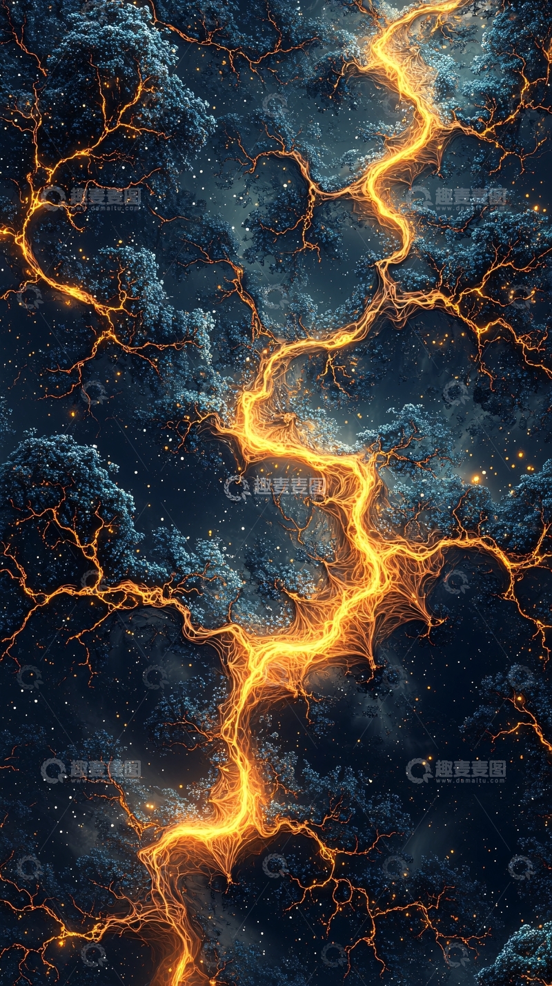 高清大图下载【趣麦麦图】抽象火焰纹理