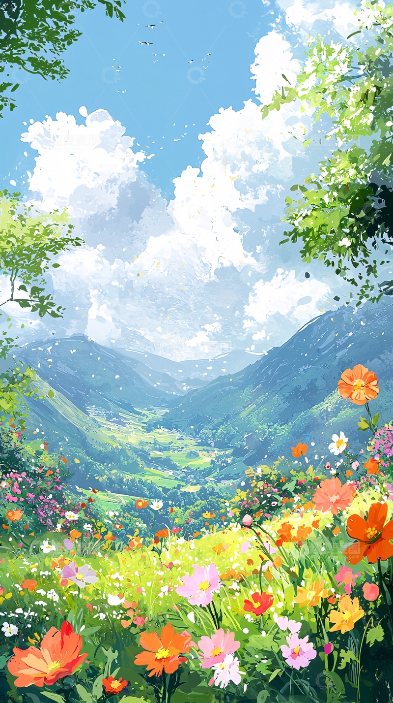 高清大图下载【趣麦麦图】清新田园风光
