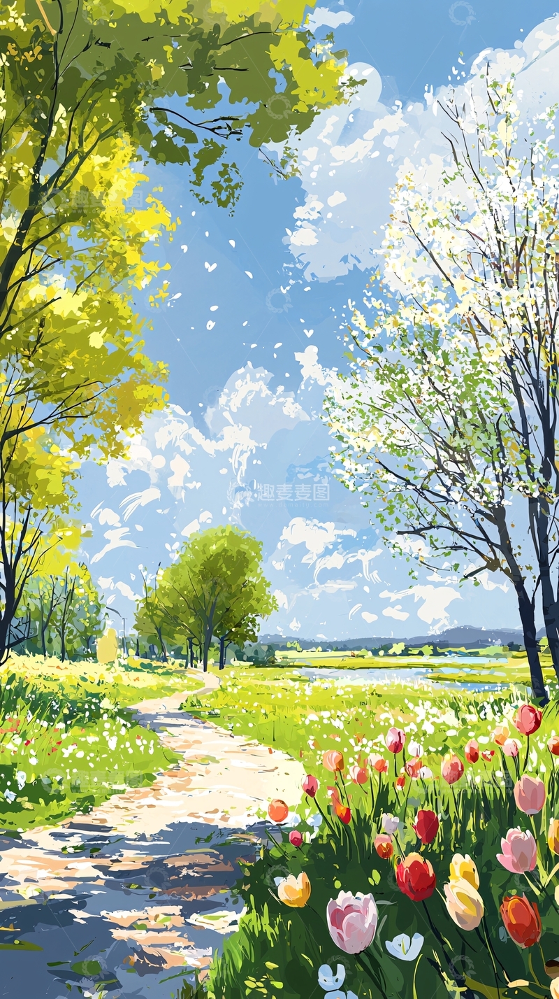 高清大图下载【趣麦麦图】春日阳光