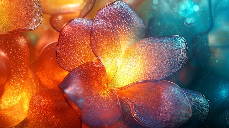 高清大图下载【趣麦麦图】光影梦幻花朵特写