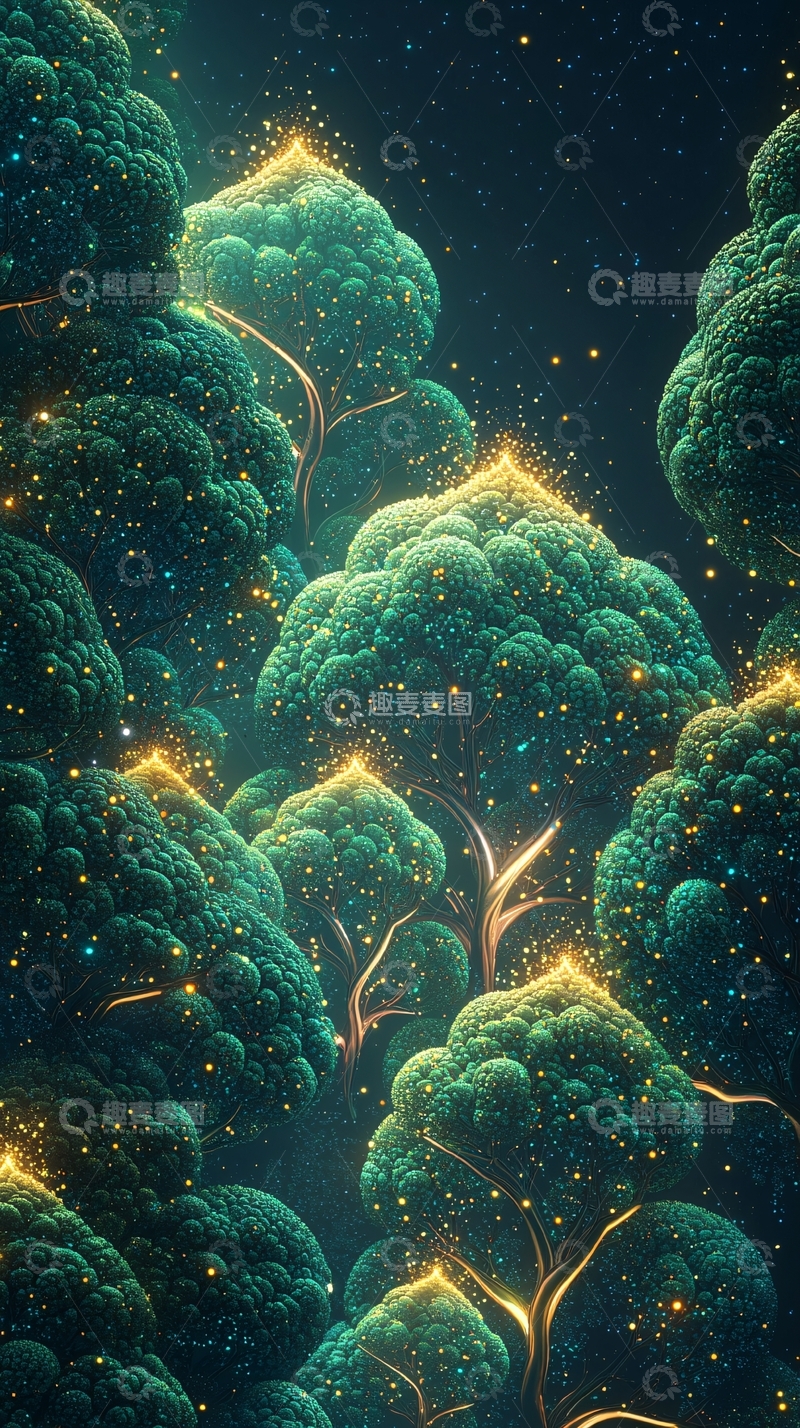 高清大图下载【趣麦麦图】梦幻森林