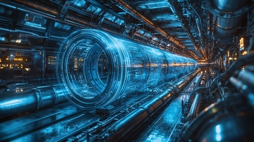 未来科技感管道