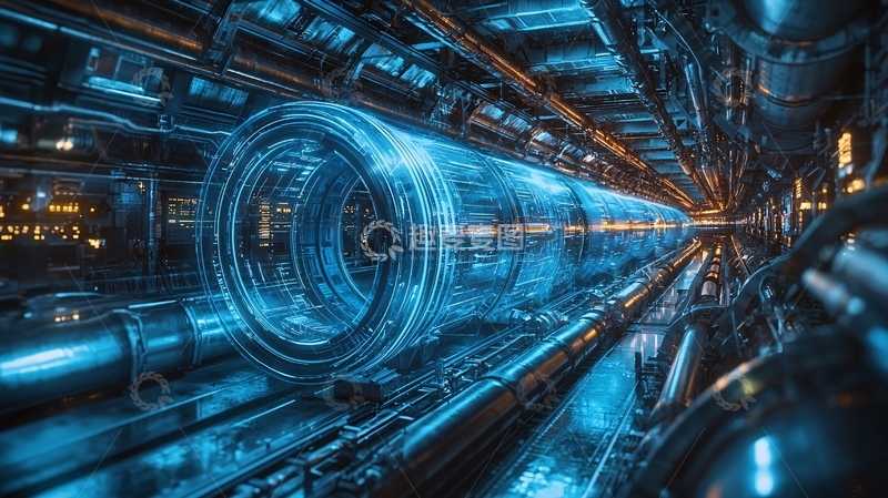 高清大图下载【趣麦麦图】未来科技感管道