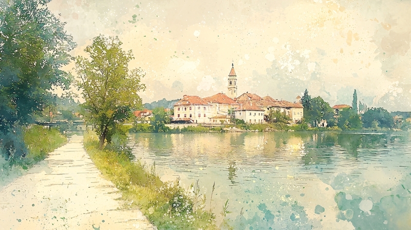 高清大图下载【趣麦麦图】水彩画