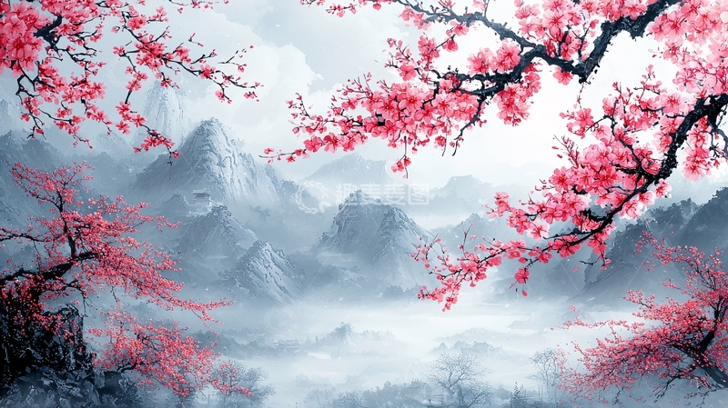 高清大图下载【趣麦麦图】水墨画