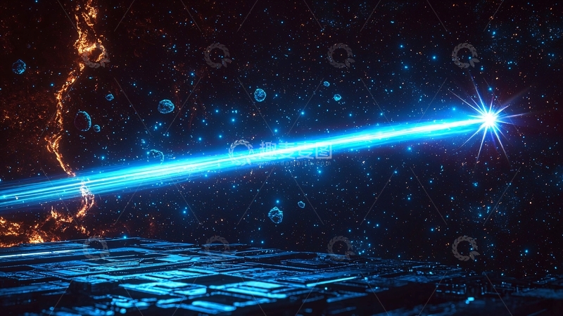 高清大图下载【趣麦麦图】宇宙星河光束