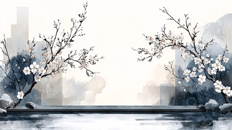 高清大图下载【趣麦麦图】水墨画