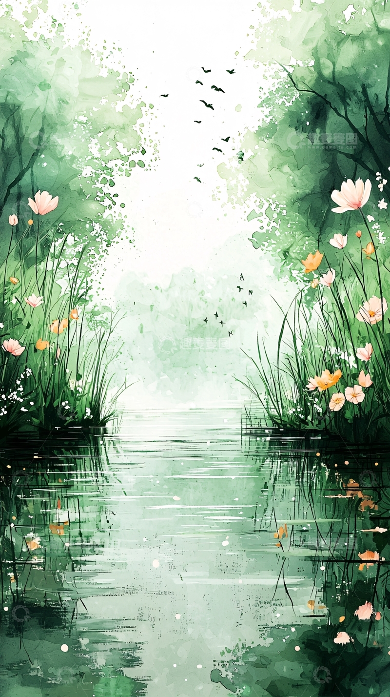 高清大图下载【趣麦麦图】水墨画