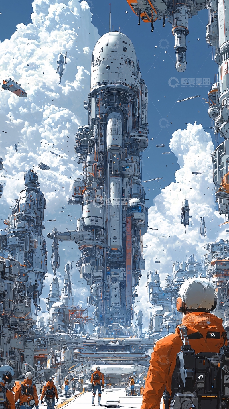 高清大图下载【趣麦麦图】未来都市