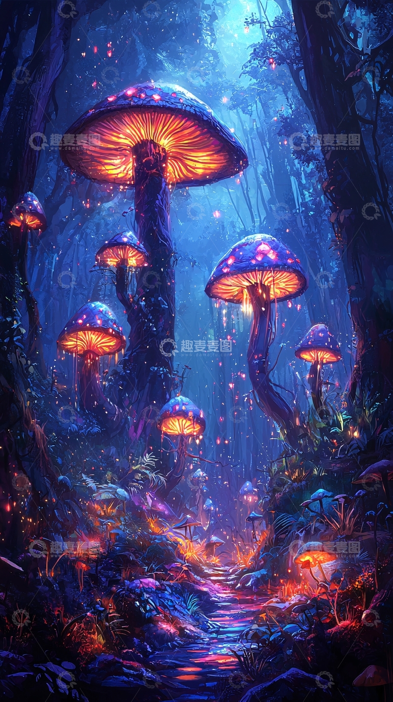 高清大图下载【趣麦麦图】梦幻森林