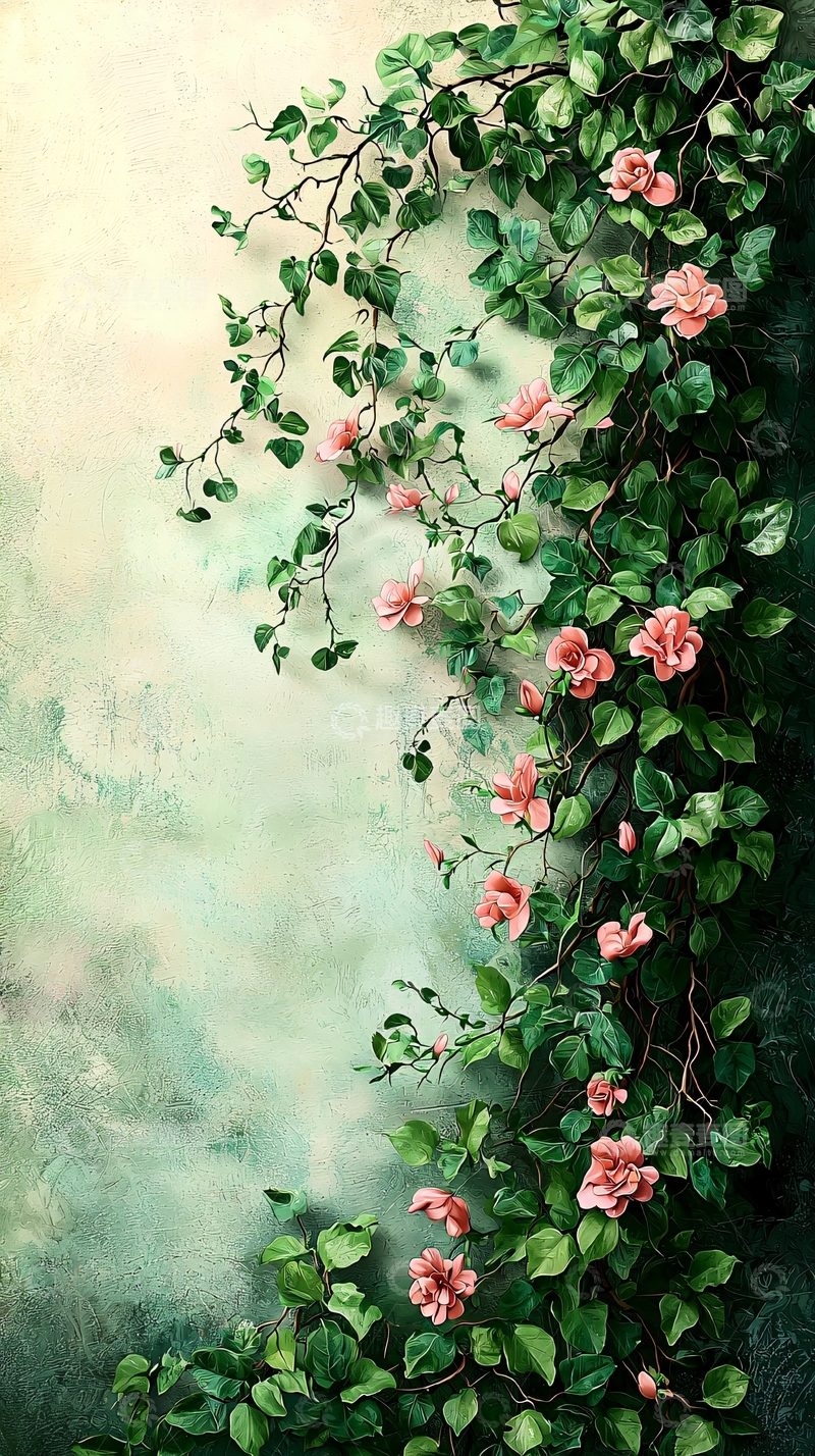 高清大图下载【趣麦麦图】蔷薇花藤蔓壁纸