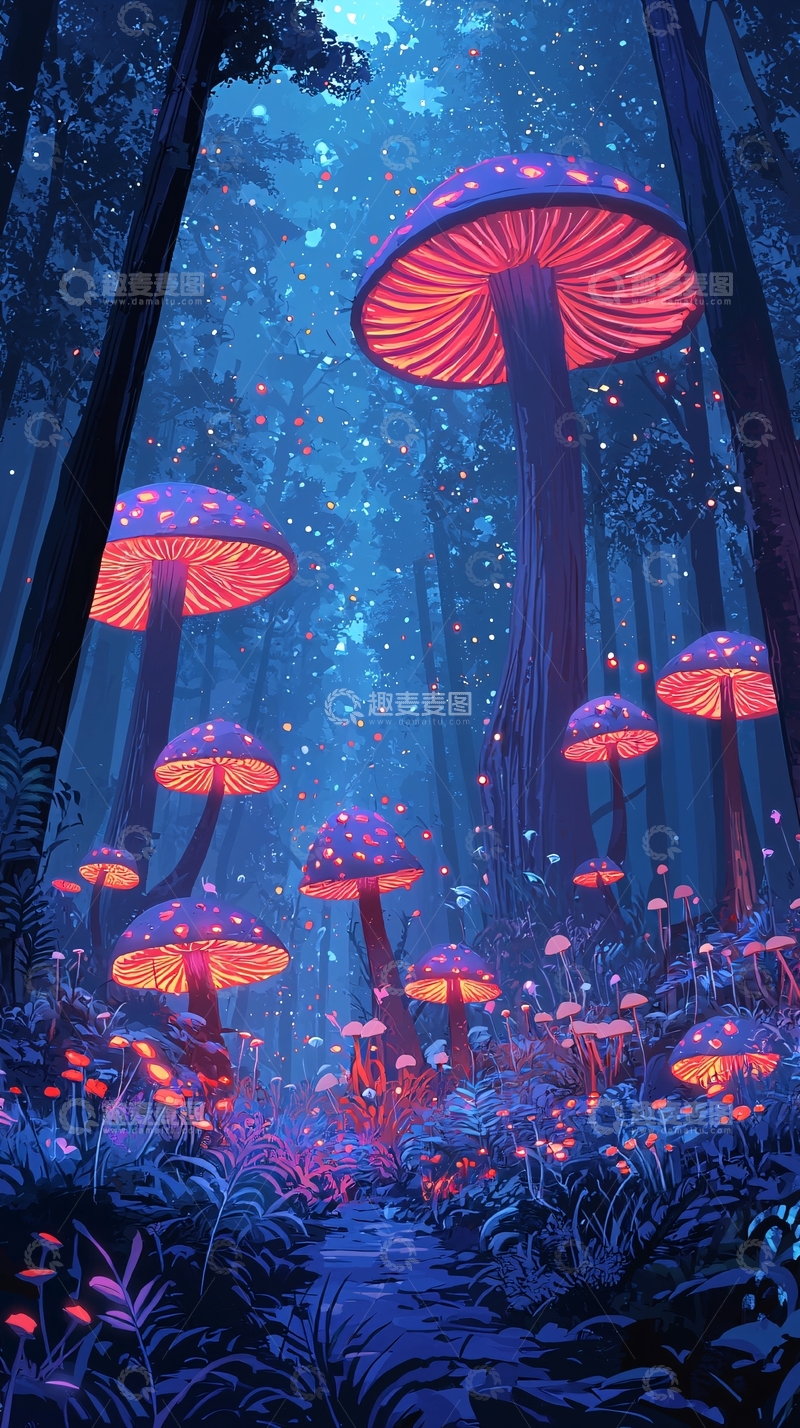 高清大图下载【趣麦麦图】梦幻森林