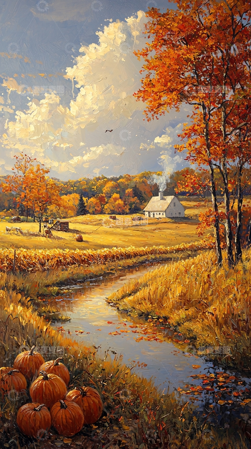 高清大图下载【趣麦麦图】秋日田园风光77