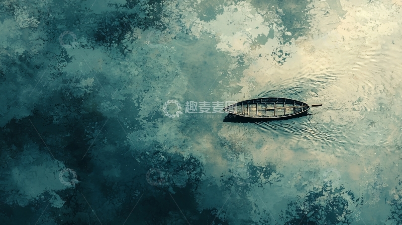 高清大图下载【趣麦麦图】深海沉船残骸