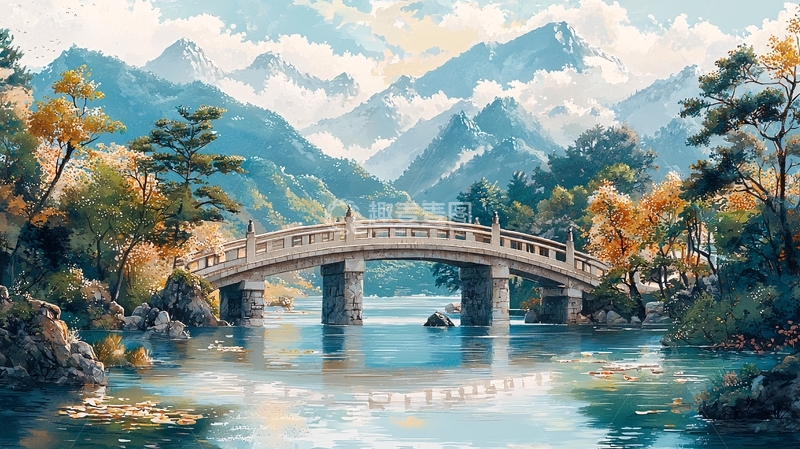 高清大图下载【趣麦麦图】山水画