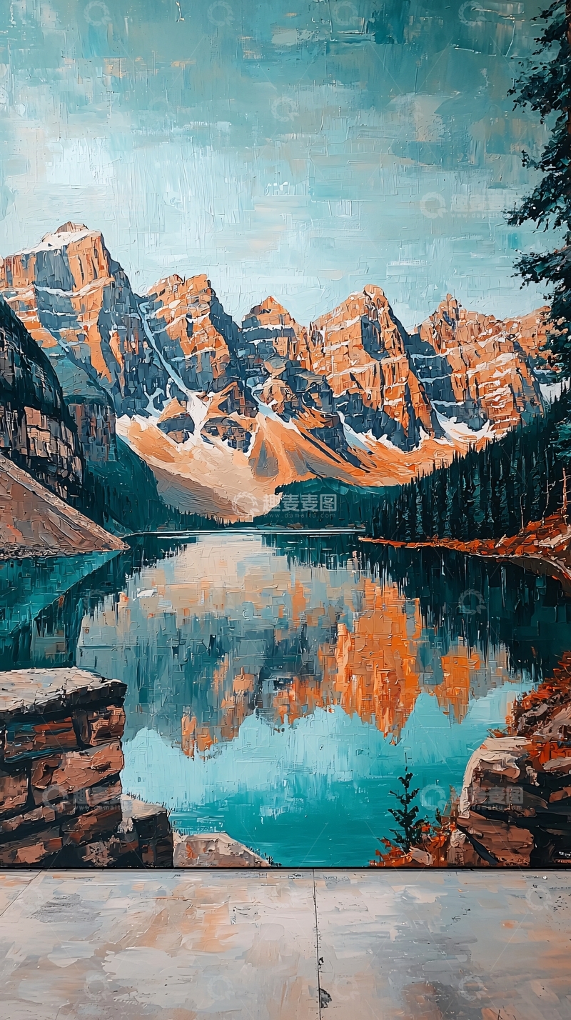 高清大图下载【趣麦麦图】山水画